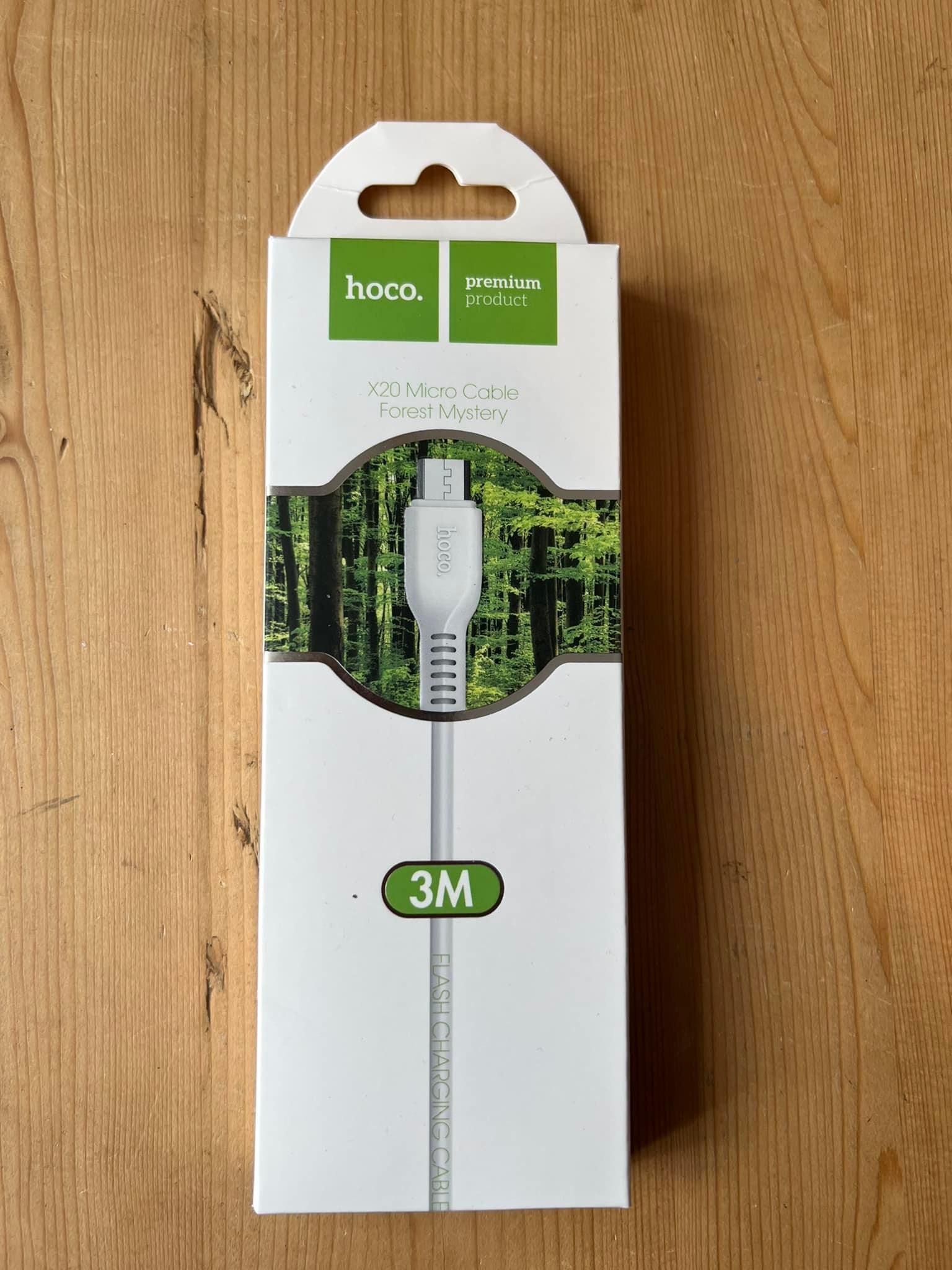 câble micro usb blanc